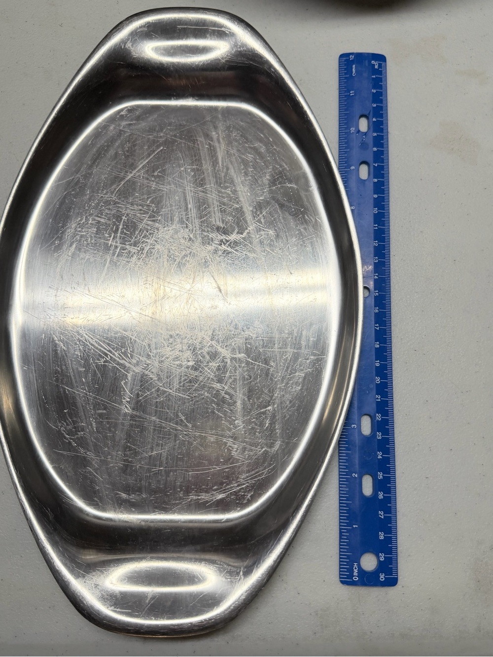Stainless Steel Serving Platter - Silver - cromorgan Germany